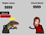 Raptor Jesus VS Chuck Norris